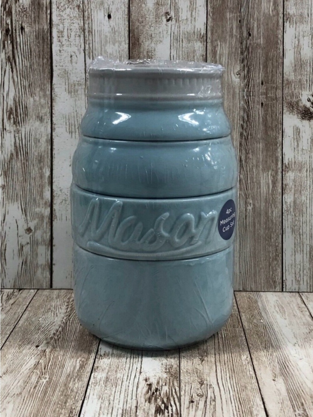 Mason Jar Stackable Measuring Cup Set - Picture 2 of 7